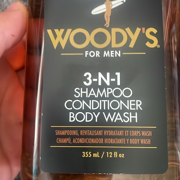 Woody’s for men three in one shampoo conditioner, body wash brand new 12 fl oz - Picture 2 of 5